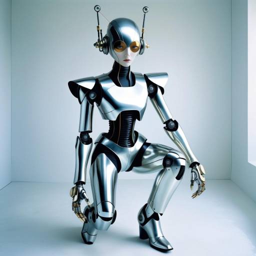 Futuristic Robot in Tim Walker Style Futuristic Robot in Tim Walker Style