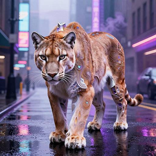 Surreal Thermochromic Ivory Lynx