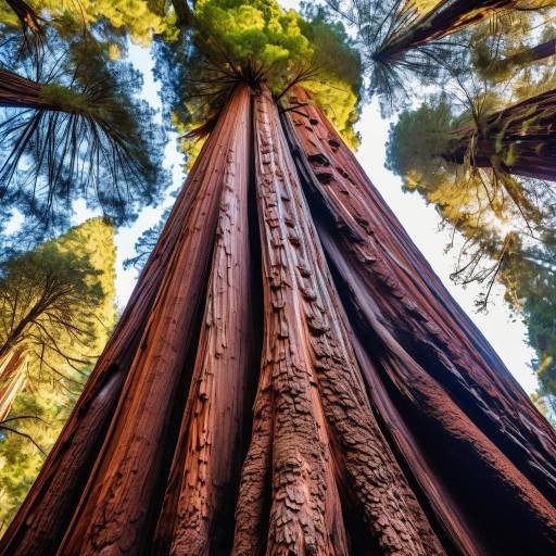 Ultra Detailed Giant Redwood Macro Photo