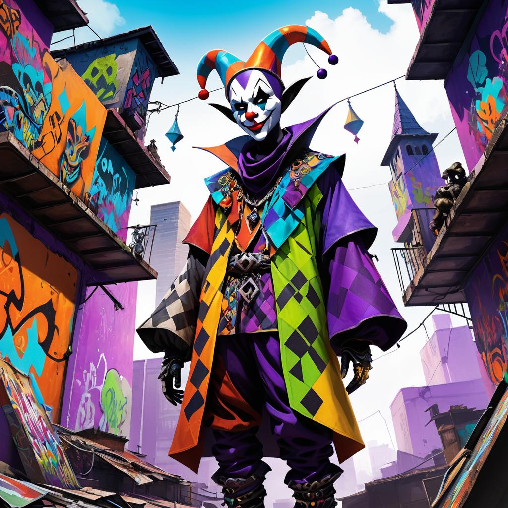 Urban Twisted Jester TCG Artwork