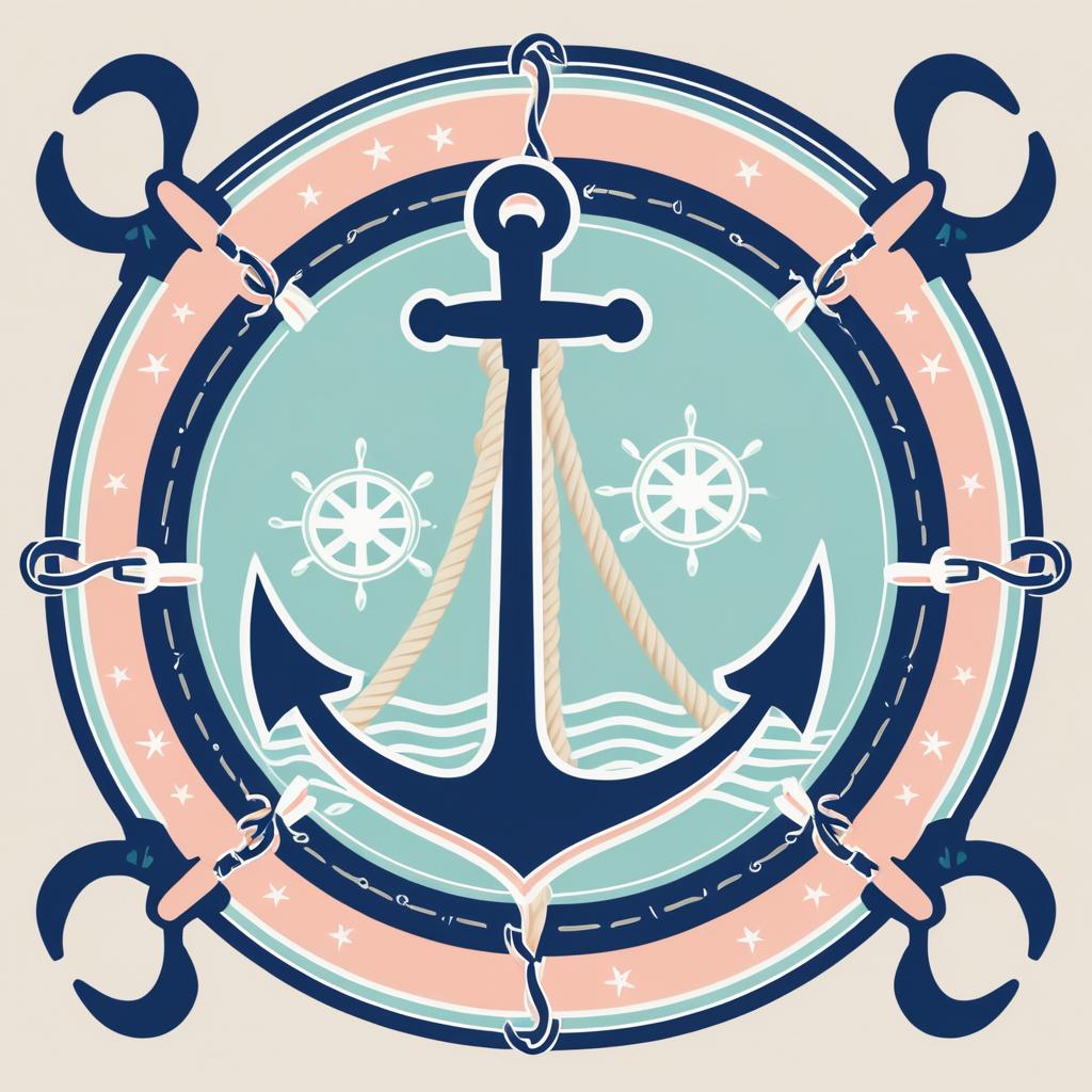 Retro Nautical Tavern Logo Design