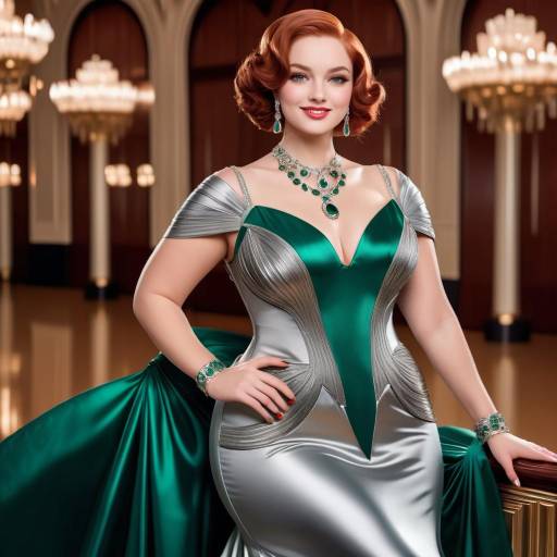 Elegant Art Deco Ballroom Portrait