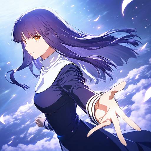 Illustration of Asagami fujino, kara no kyoukai in the style of Egawa satsuki