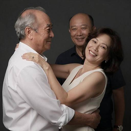 Intimate Portrait of Three Friends