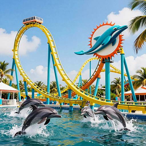 Epic Miami Dolphins Roller Coaster Adventure