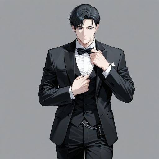 Elegant Cowboy in Formal Wear Elegant Cowboy in Formal Wear