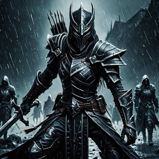 Phantom Assassin in Dark Fantasy Armor