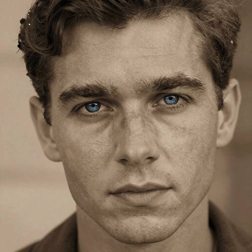 Vintage Sepia Portrait of Man