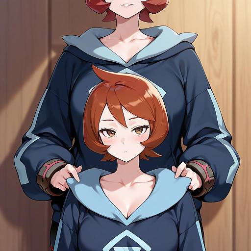 Illustration of Arezu (pokemon), pokemon in the style of Meme50