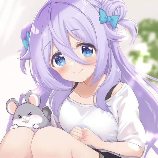 Illustration of Amamiya shizuku (hizuki yayoi), original in the style of Sumisu (mondo)