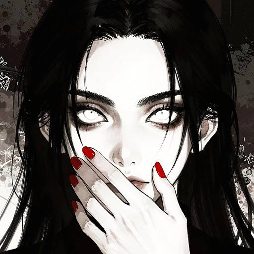 Intense Digital Portrait of Pale Character