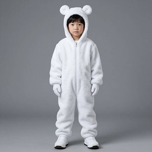 Child in White Snow Suit