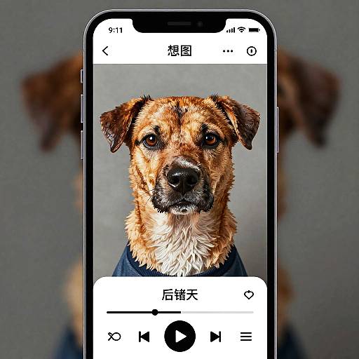 Realistic Dog-Headed Human Portrait App