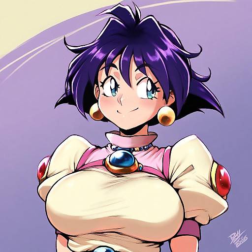 Illustration of Amelia wil tesla seyruun, slayers in the style of Randomboobguy