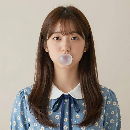 Portrait of a Young Japanese Woman