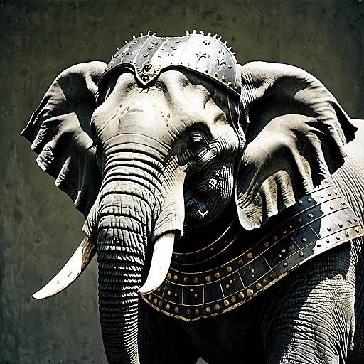 Elephant Knight in Armor