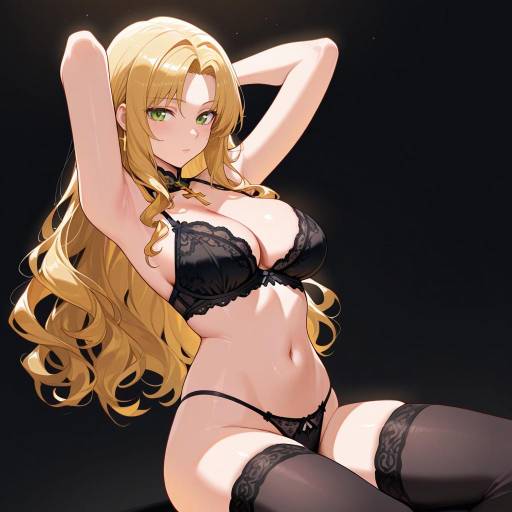 Charismatic Cowgirl in Elegant Lingerie Charismatic Cowgirl in Elegant Lingerie