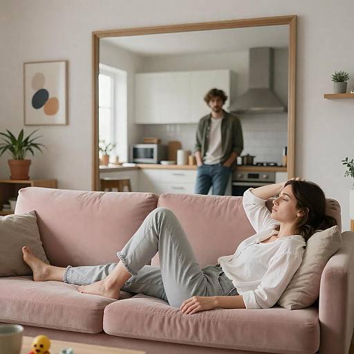 Cozy Living Room with Relaxed Atmosphere