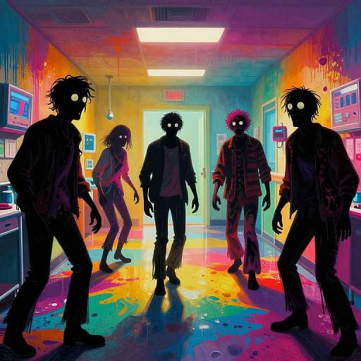 70's Campy Zombie Hospital Scene