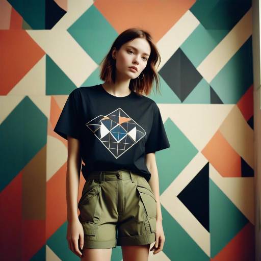 Bold Editorial Fashion with Geometric Style
