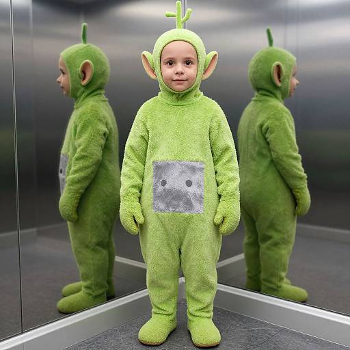 Realistic Green Teletubbies Costume Male