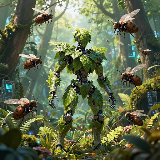 Bioengineered Forest Scout in Techno-Jungle