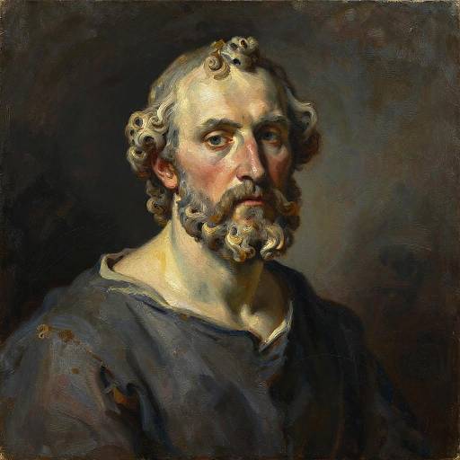 Socrates Portrait in Degas Style