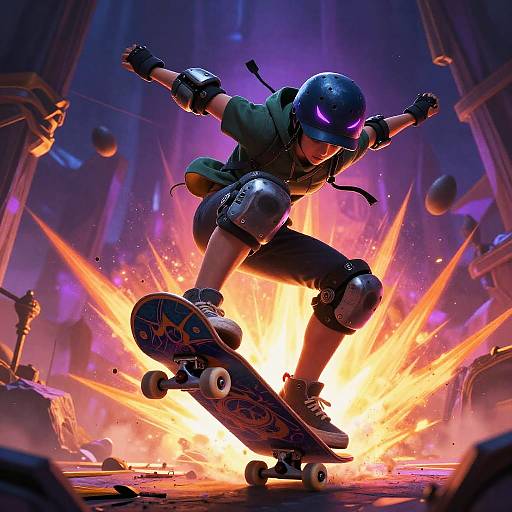 Arcane Fantasy Skateboard Adventure