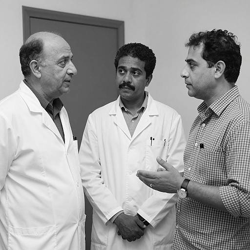 Engaging Discussion Among Three Men