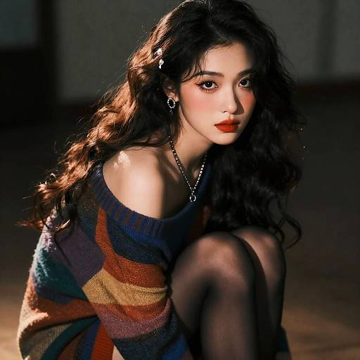 Cinematic Portrait of Fashion Model