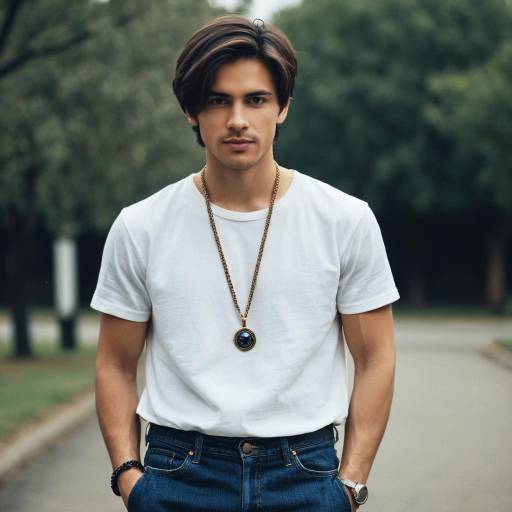 Stylish Male in Trendy Outdoor Fashion