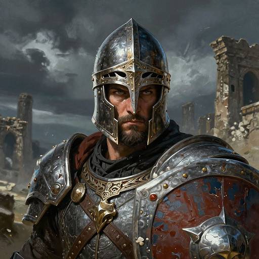 Medieval Warrior DND Avatar Creator