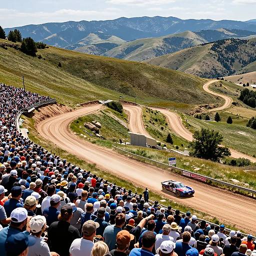 Thrilling Pikes Peak Hill Climb Scene