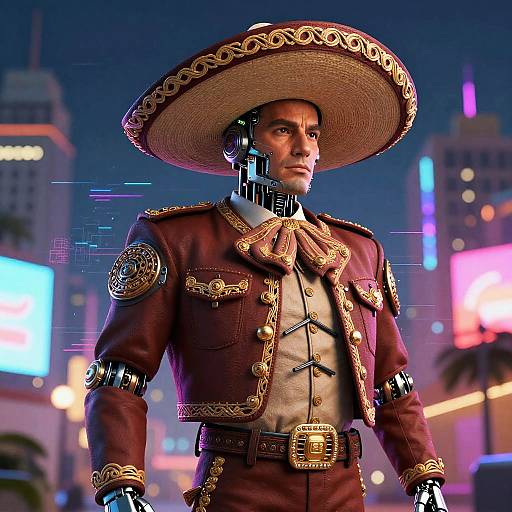 Futuristic Don Ramon Cybernetic Fusion