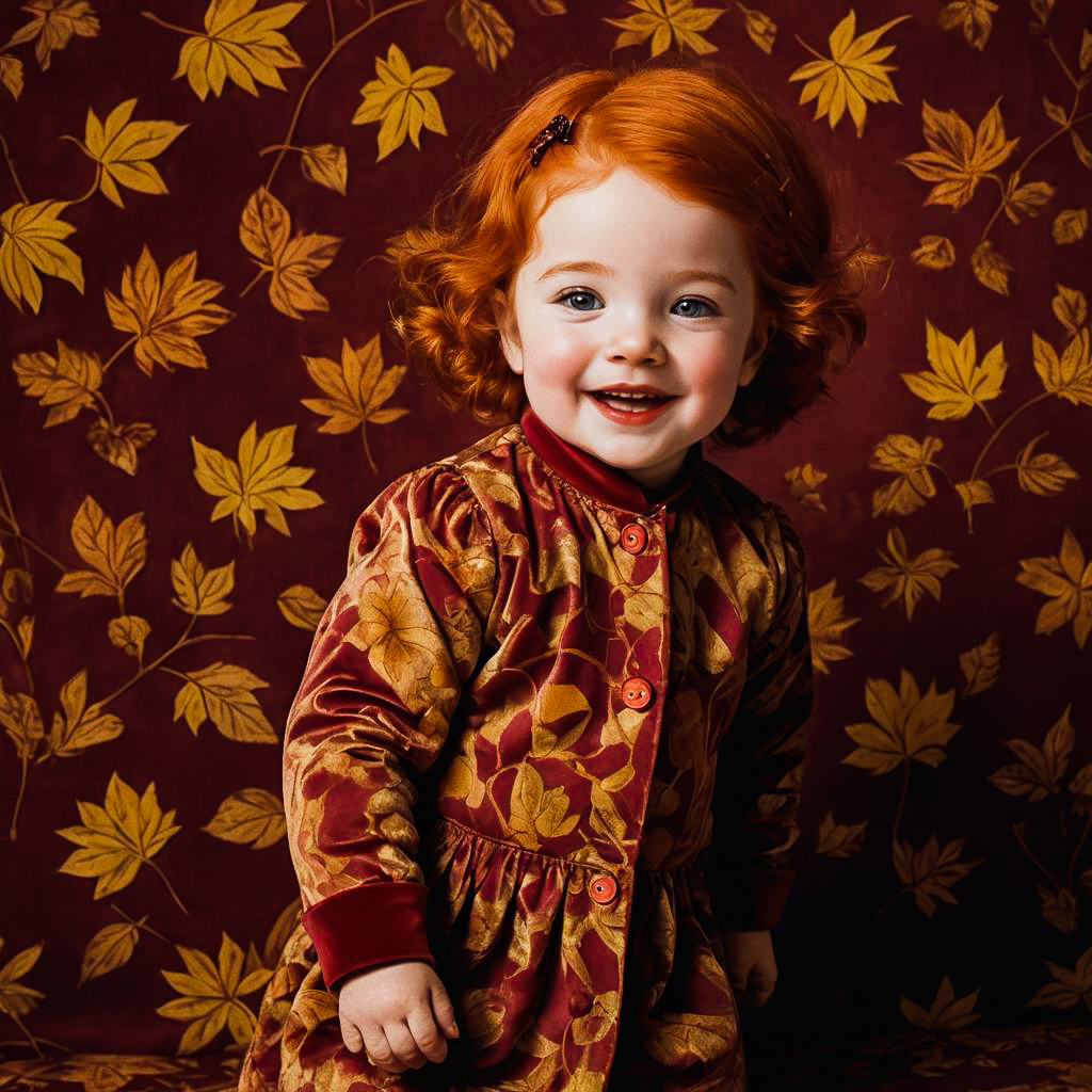 Charming Toddler Thanksgiving Photo Shoot