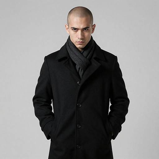 Intense Portrait of a Monochrome Man