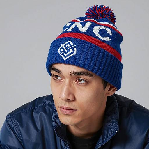 Focused Man in Colorful Attire