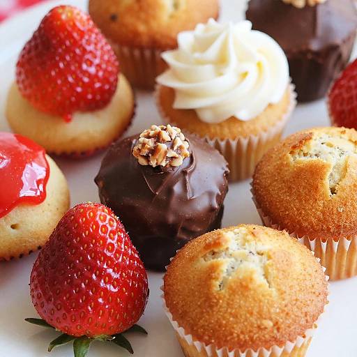 Vibrant Close-Up of Sweet Treats