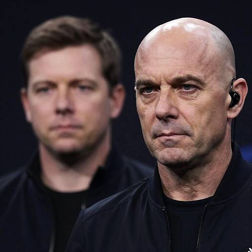 Close-Up Portrait of Two Men