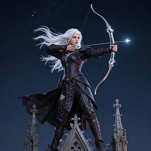 Drow Archer on Gothic Spire