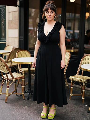 Bohemian Chic Woman in 1930s Paris