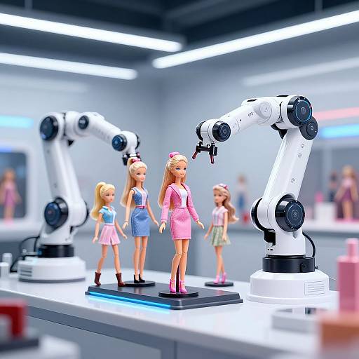 Futuristic Barbie Doll Production