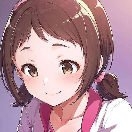 Illustration of Muramatsu sakura, idolmaster in the style of Konnyaku (kk-monmon)