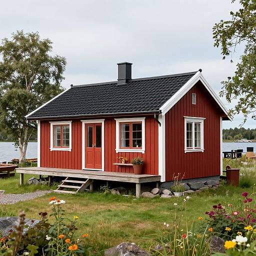 Scandinavian Off-Grid Island Cottage