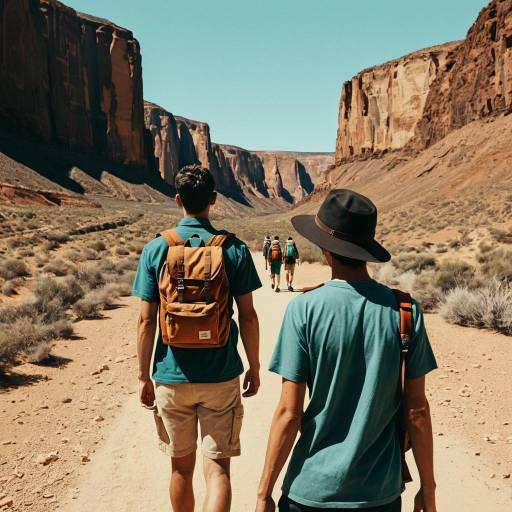 Minimalist Desert Backpackers Inspired by Diebenkorn Minimalist Desert Backpackers Inspired by Diebenkorn