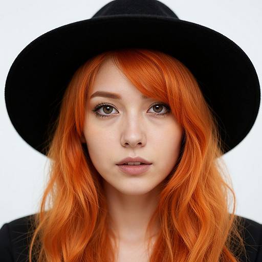 Close-Up of Orange-Haired Witch