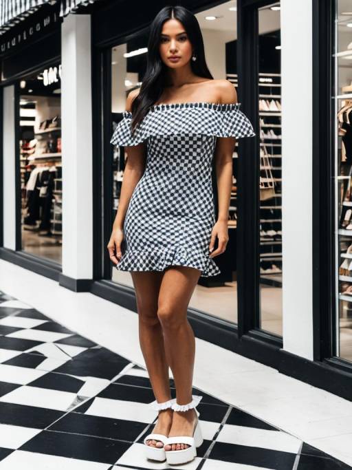 Chic Summer Fashion: Off-the-Shoulder Dress