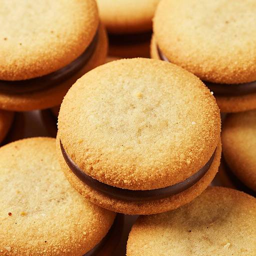 Chocolate Filled Sandwich Cookies