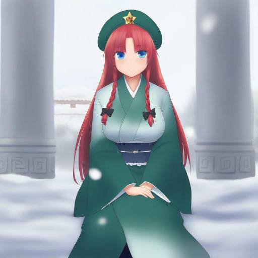 Winter Elegance of Hong Meiling