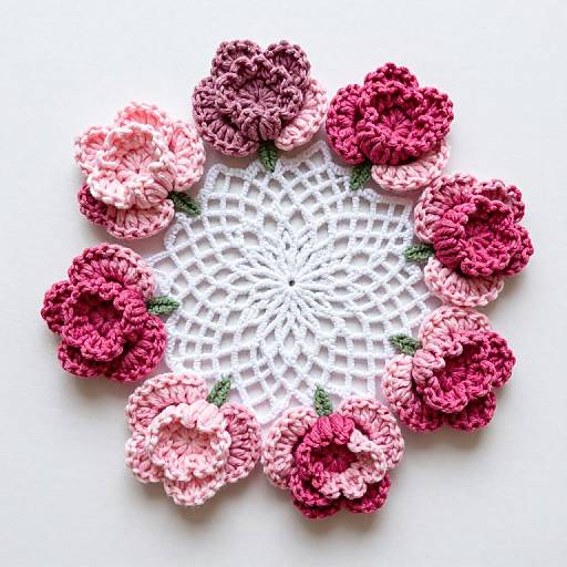 Free Crochet Doily Rose Patterns